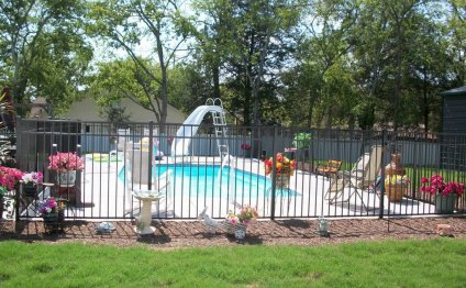 Black Aluminum Fencing For