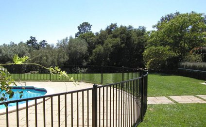 Ornamental Iron Pool Fence