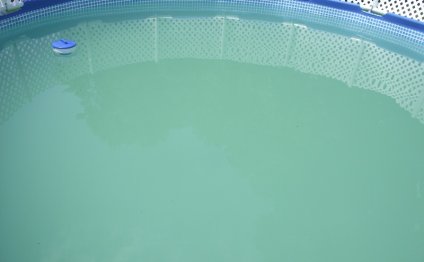 Pool is green and cloudy