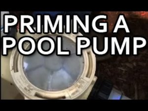 how to prime a pool pump