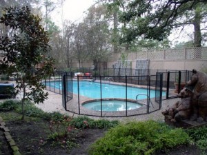 pool guard hidden children's pool barrier