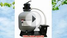 3700GPH 16 Sand Filter with 1HP Above Ground Swimming Pool
