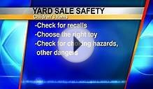 Consumer Protection Official Offers Garage Sale Safety Tips