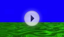 Green Liquid Pool on a Blue Screen Royalty Free Footage