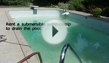 How to acid wash and paint a concrete pool.