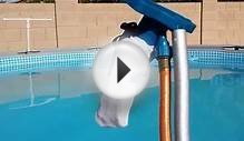 How to clean the dirt off the bottom of Intex pool