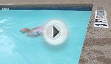 Incredible Baby Swims Across Pool