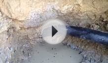 Inground pool water leak in main drain, how to repair