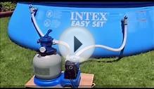 Intex 1600 gal/hr Sand Filter Pump Setup Instructions