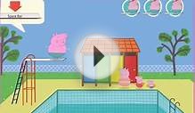 Peppa Pig Youtube Swimming Pool Diving Game - English Episodes