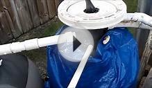 Replacing Hayward pool sand filter tank.wmv