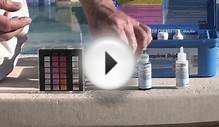 Testing for Total Alkalinity in Swimming Pools or Spas